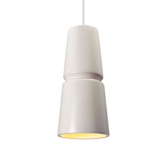 Radiance LED Pendant in Real Rust (102|CER-6430-RRST-MBLK-BKCD-LED1-700)