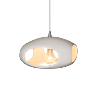 Radiance One Light Pendant in Bisque (102|CER-6440-BIS-NCKL-WTCD)
