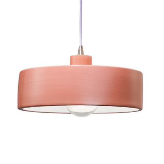 Radiance One Light Pendant in Gloss Blush (102|CER-6460-BSH-NCKL-WTCD)