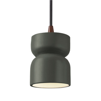Radiance One Light Pendant in Pewter Green (102|CER-6500-PWGN-DBRZ-BKCD)