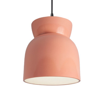 Radiance LED Pendant in Gloss Blush (102|CER-6515-BSH-MBLK-BKCD-LED1-700)