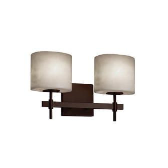 Clouds Two Light Bath Bar in Dark Bronze (102|CLD-8412-30-DBRZ)