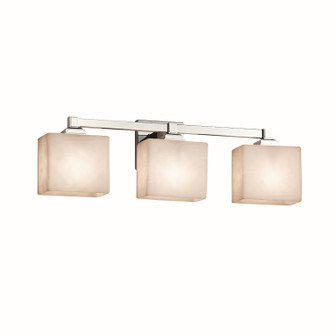 Clouds Three Light Bath Bar in Brushed Nickel (102|CLD-8433-55-NCKL)