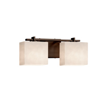 Clouds Two Light Bath Bar in Dark Bronze (102|CLD-8442-55-DBRZ)