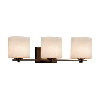 Clouds Three Light Bath Bar in Dark Bronze (102|CLD-8443-30-DBRZ)