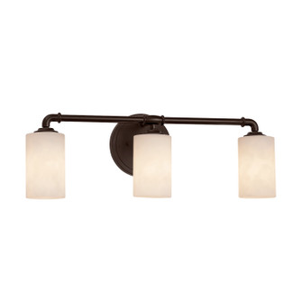 Clouds Three Light Bath Bar in Dark Bronze (102|CLD-8463-10-DBRZ)