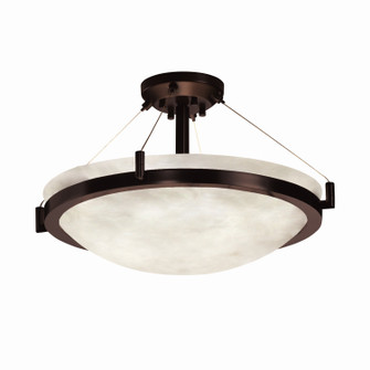 Clouds Eight Light Semi-Flush Mount in Matte Black (102|CLD-9684-35-MBLK)
