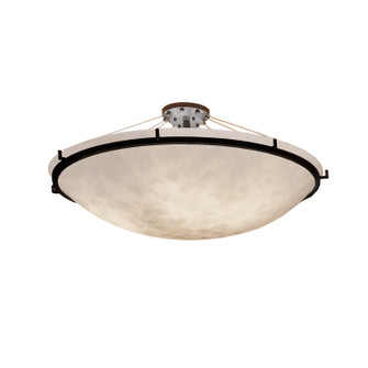 Clouds Eight Light Semi-Flush Mount in Matte Black (102|CLD-9687-35-MBLK)