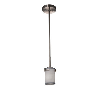 Textile One Light Pendant in Dark Bronze (102|FAB-8455-10-GRAY-DBRZ)