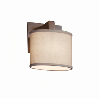 Textile LED Wall Sconce in Brushed Nickel (102|FAB-8931-30-CREM-NCKL-LED1-700)