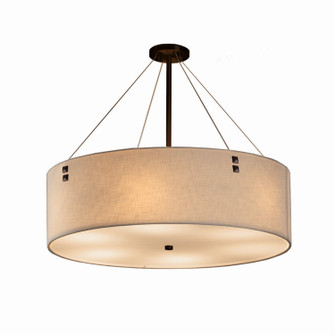 Textile Eight Light Pendant in Dark Bronze (102|FAB-9537-CREM-DBRZ-F3)