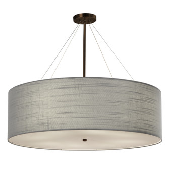 Textile Eight Light Pendant in Dark Bronze (102|FAB-9594-GRAY-DBRZ)