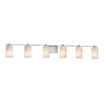 LumenAria Six Light Bath Bar in Polished Chrome (102|FAL-8446-10-CROM)