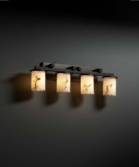 LumenAria Four Light Bath Bar in Dark Bronze (102|FAL-8774-12-DBRZ)