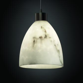 LumenAria One Light Pendant in Dark Bronze (102|FAL-8814-18-DBRZ-BKCD)