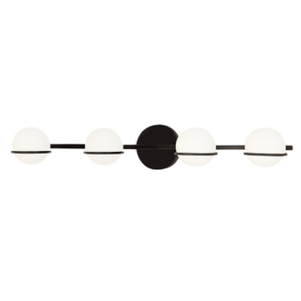 Fusion LED Bath Bar in Matte Black (102|FSN-4164-OPAL-MBLK)