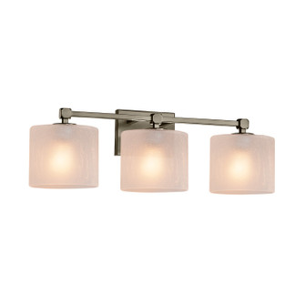 Fusion Three Light Bath Bar in Brushed Nickel (102|FSN-8423-30-FRCR-NCKL)