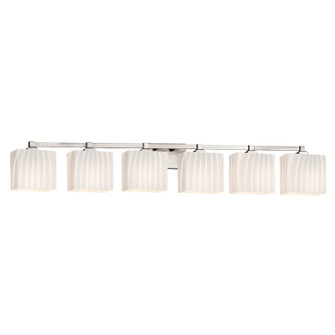 Fusion LED Bath Bar in Brushed Nickel (102|FSN-8436-55-RBON-NCKL-LED6-4200)