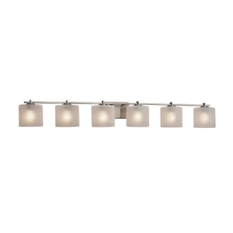 Fusion Six Light Bath Bar in Brushed Nickel (102|FSN-8446-30-FRCR-NCKL)