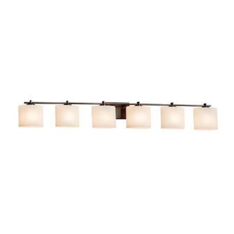 Fusion LED Bath Bar in Dark Bronze (102|FSN-8446-30-OPAL-DBRZ-LED6-4200)