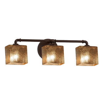 Fusion Three Light Bath Bar in Dark Bronze (102|FSN-8463-55-MROR-DBRZ)