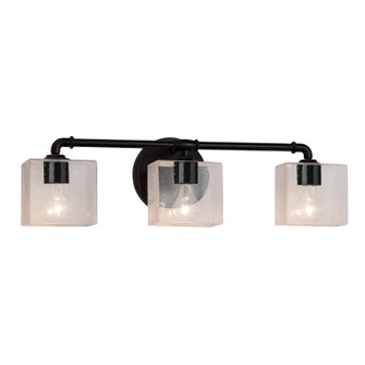 Fusion Three Light Bath Bar in Matte Black (102|FSN-8463-55-SEED-MBLK)