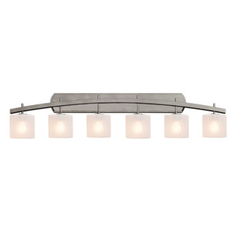 Fusion Six Light Bath Bar in Brushed Nickel (102|FSN-8596-30-FRCR-NCKL)