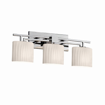 Fusion Three Light Bath Bar in Polished Chrome (102|FSN-8703-30-RBON-CROM)
