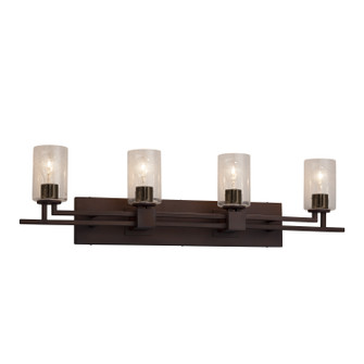 Fusion Four Light Bath Bar in Dark Bronze (102|FSN-8704-10-SEED-DBRZ)
