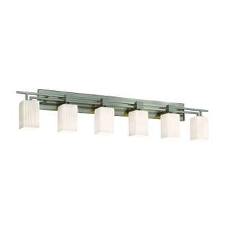 Fusion Six Light Bath Bar in Brushed Nickel (102|FSN-8706-15-RBON-NCKL)