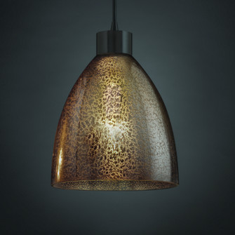 Fusion LED Pendant in Dark Bronze (102|FSN-8814-18-MROR-DBRZ-BKCD-LED1-700)