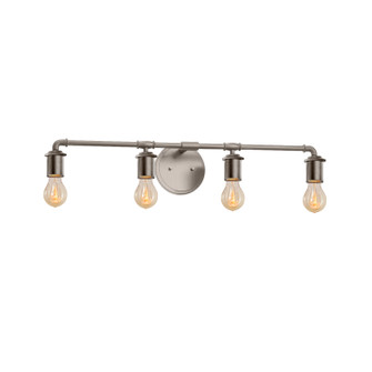 No Shade Material Four Light Bath Bar in Brushed Nickel (102|NSH-8464-NCKL)