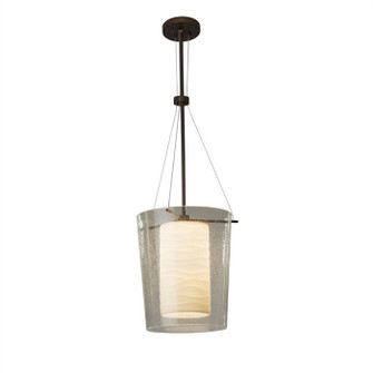 Porcelina LED Pendant in Matte Black (102|PNA-8010-WAVE-MBLK-LED1-700)