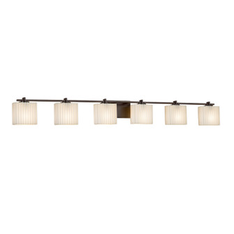Porcelina LED Bath Bar in Matte Black (102|PNA-8446-55-PLET-MBLK-LED6-4200)
