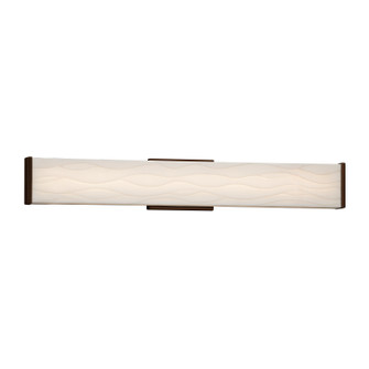 Porcelina LED Linear Bath Bar in Dark Bronze (102|PNA-8605-WAVE-DBRZ)