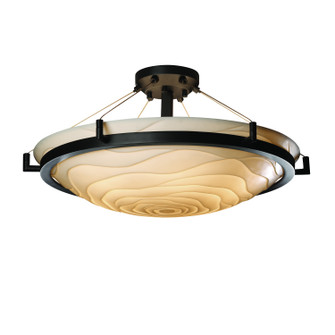 Porcelina LED Semi-Flush Mount in Dark Bronze (102|PNA-9682-35-WAVE-DBRZ-LED5-5000)