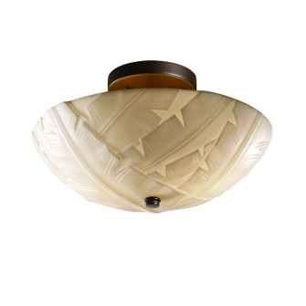 Porcelina LED Semi-Flush Mount in Antique Brass (102|PNA-9690-35-BANL-ABRS-LED2-2000)