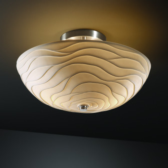 Porcelina LED Semi-Flush Mount in Antique Brass (102|PNA-9690-35-WAVE-ABRS-LED2-2000)