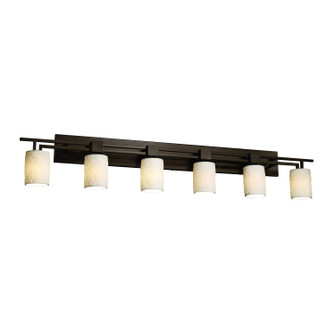 Limoges Six Light Bath Bar in Matte Black (102|POR-8706-10-BANL-MBLK)