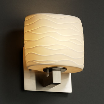 Limoges One Light Wall Sconce in Dark Bronze (102|POR-8931-30-WAVE-DBRZ)
