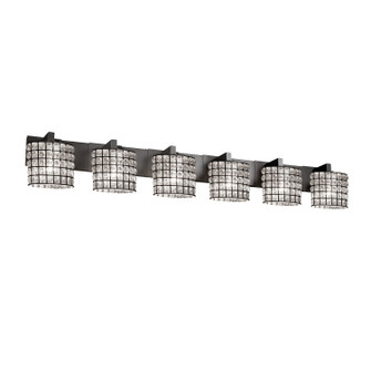 Wire Glass LED Bath Bar in Matte Black (102|WGL-8926-30-GRCB-MBLK-LED6-4200)