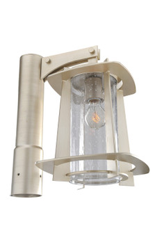 Shelby One Light Post - Pier Mount in Tarnished Silver (33|401800TS)