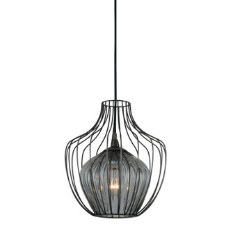 Emilia One Light Pendant in Chemical Stainless Steel (33|404850CM)