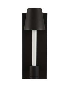 Candelero LED Wall Sconce in Matte Black w White Accent (33|405322MBW)
