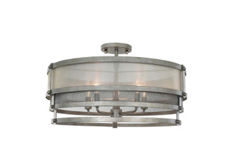 Delano Five Light Semi Flush Mount in Bronze Jewel Tone (33|503640BJT)