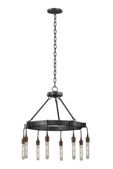 Stuyvesant Eight Light Chandelier in Matte Gun Metal (33|506270MGM)