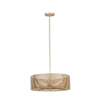 Emery Four Light Pendant in Modern Gold (33|506451MG)