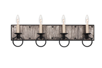 Laramie Four Light Bath in Black Iron (33|509234BI)