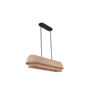 Seychelles Eight Light Island Pendant in Matte Black (33|515261MB)