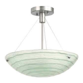 Aqueous Three Light Semi Flush Mount in Satin Nickel (33|5990SN)